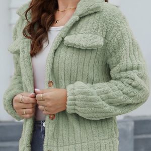 Women Spring/Fall Outerwear Vintage Split Joint Plain Long Sleeve Shawl Collar Jacket, JustFashionNow Jackets, color:Aqua|size:XXL,
