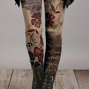 Women Floral Casual All Season Printing Long Leggings, Leggings, color:As Picture|size:XXL, catalog Noracora shop