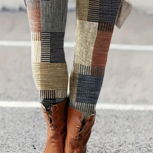 Women Abstract Casual All Season Printing Long Leggings, Leggings, color:As Picture|size:XXL, catalog Noracora shop