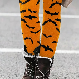 Women Halloween Vintage All Season Long Leggings, Leggings, color:As Picture|size:4XL, catalog Noracora shop