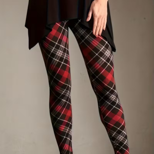 Women Plaid Casual All Season Printing Long Leggings, Leggings, color:As Picture|size:XXL, catalog Noracora shop