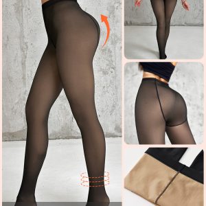 High Waist Translucent Tights Rip-Stop Pantyhose Sheer Stockings for Reinforced Toes, women Leggings, ChicMe catalog