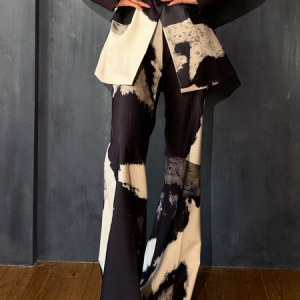 Urban Abstract Straight Pants, Pants, color:As Picture|size:XXL, Stylewe
