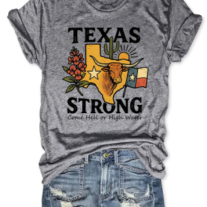 Simple Text Letters Crew Neck Short Sleeve T-shirt, T-shirts, color:Light Gray|size:3XL, catalog Noracora shop