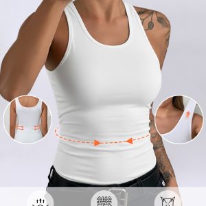 Women U-Neck Tummy Control Compression Tank Top Seamless Body Shaper Tank for Women, women Tanks & Crop Tops, ChicMe catalog