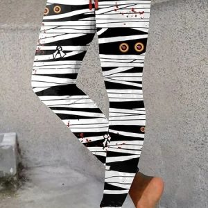 Women Halloween Vintage All Season Long Leggings, Leggings, color:Color4|size:XXL, catalog Noracora shop