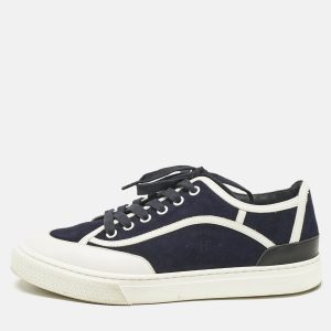 Hermes Navy Blue/White Suede and Leather Get Sneakers Size 38, Athletic Shoes & Sneakers - Luxury Closet catalog