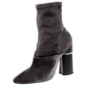 3.1 Phillip Lim Green Velvet Kyoto Ankle Boots Size 36.5, Boots - Luxury Closet catalog