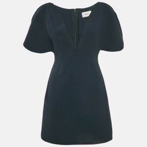 Alcer Blue Crepe Rogeron Mini Dress S, Dresses - Luxury Closet catalog