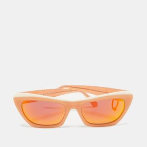 Acne Studios Two Tone/Grey Pierced Azalt Cat-Eye Sunglasses, Sunglasses - Luxury Closet catalog