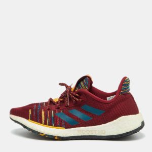 Adidas x Missoni Burgundy Knit Fabric Pulseboost Low Top Sneakers Size 38 2/3, Athletic Shoes & Sneakers - Luxury Closet catalog