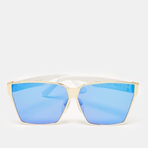 Irresistor Kubrik White/Multicolor Mirror Irresistor Square Sunglasses, Sunglasses - Luxury Closet catalog