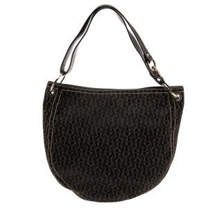 Aigner Brown Signature Nylon and Leather Small Hobo, Shoulder Bags - Luxury Closet catalog