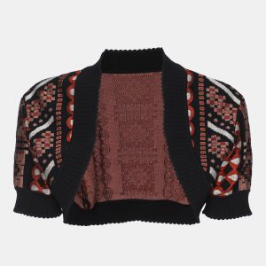 Alaia Multicolor Stretch Knit Cropped Shrug M, Sweaters & Cardigans - Luxury Closet catalog