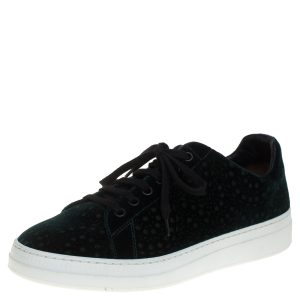 Alaia Green Laser Print Velvet Low Top Sneakers Size 39, Athletic Shoes & Sneakers - Luxury Closet catalog