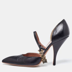 Alaia Black Leather Metal Detail D'Orsay Pumps Size 38, Pumps - Luxury Closet catalog