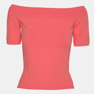 Alexander McQueen Coral Stretch Fabric  Off The Shoulder Top XS, Shirts & Tops - Luxury Closet catalog