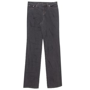 Alexander McQueen Vintage Dark Grey Sanded Denim Straight Leg Jeans S, Clothing - Luxury Closet catalog