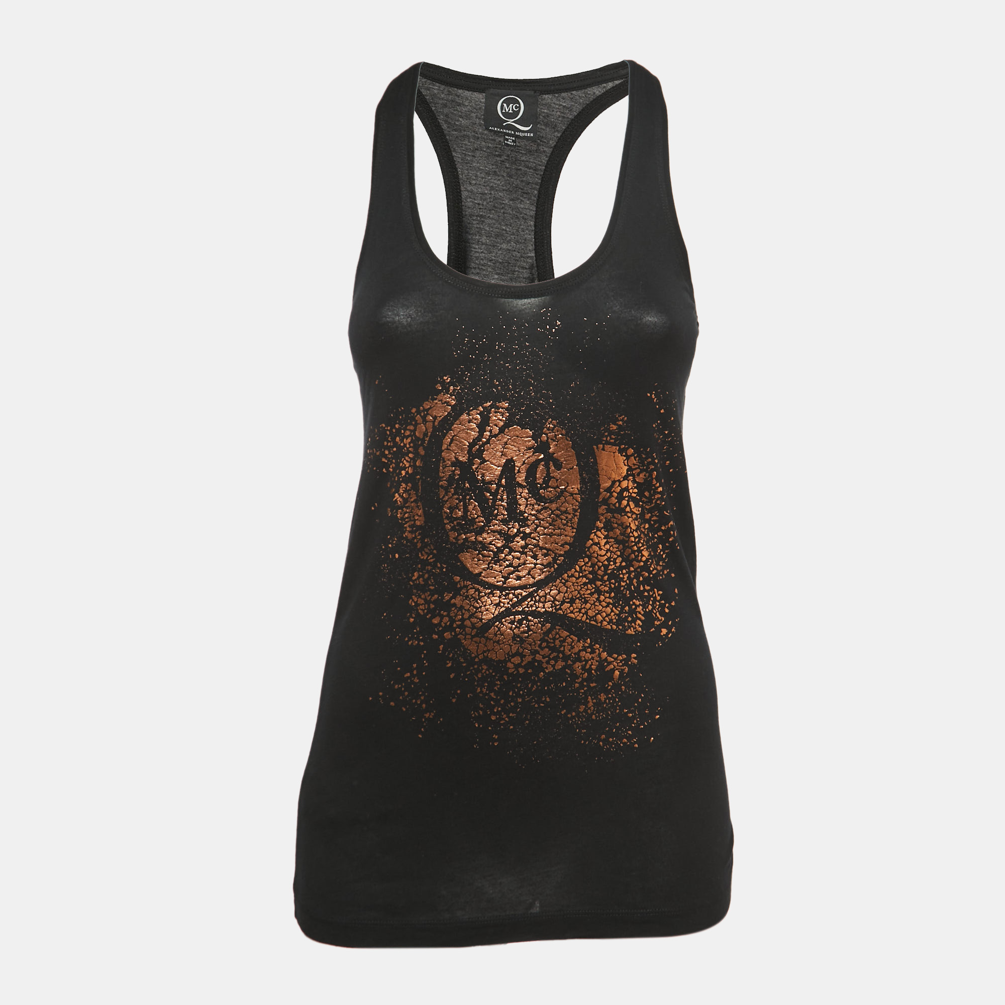 Alexander McQueen Black Logo Print Knit Tank Top XS, Shirts & Tops - Luxury Closet catalog