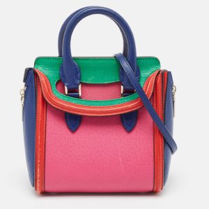Alexander McQueen Multicolor Leather Mini Heroine Bag, Tote Handbags - Luxury Closet catalog