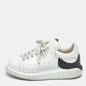 Alexander McQueen White/Black Leather Oversized Sneakers Size 38, Athletic Shoes & Sneakers - Luxury Closet catalog