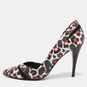 Alexander McQueen Tricolor Pixel Print Leather Lex D'orsay Pumps Size 38, Pumps - Luxury Closet catalog