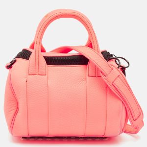 Alexander Wang Neon Orange Pebbled Leather Mini Rockie Bag, Handbags - Luxury Closet catalog