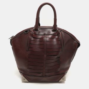 Alexander Wang Burgundy Leather Emile Satchel, Satchels - Luxury Closet catalog