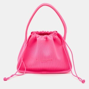 Alexander Wang Neon Pink Fabric Ryan Drawstring Bag, Shoulder Bags - Luxury Closet catalog