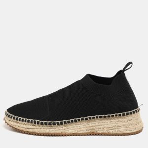 Alexander Wang Black Knit Fabric Dylan Espadrille Flats Size 37, Flats - Luxury Closet catalog