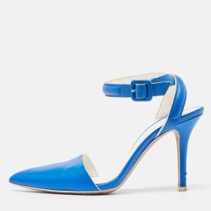 Alexander Wang Blue Leather Ankle Strap Pumps Size 36, Pumps - Luxury Closet catalog
