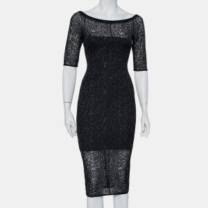 Alexandre Vauthier Black Stretch Lace Bodycon Dress M, Dresses - Luxury Closet catalog