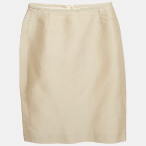 Armani Collezioni Beige Jacquard Pencil Skirt M, Skirts - Luxury Closet catalog