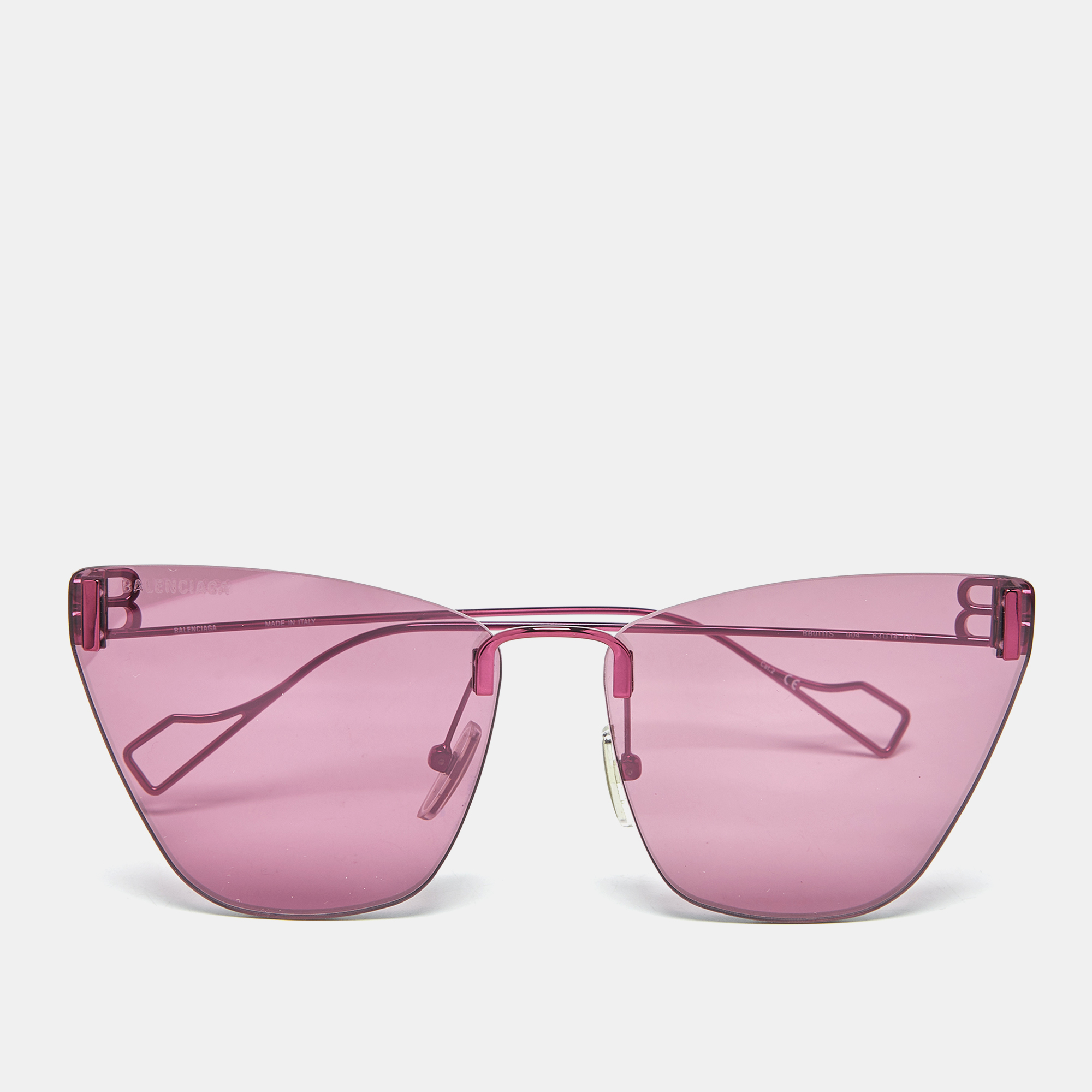 Balenciaga Magenta Pink BB0111S Butterfly Sunglasses, Sunglasses - Luxury Closet catalog
