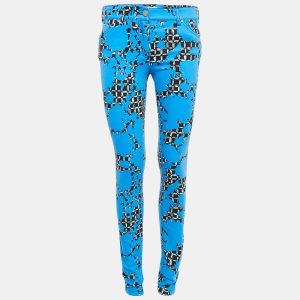 Balenciaga Blue Printed Denim Skinny Jeans S Waist 30", Jeans - Luxury Closet catalog