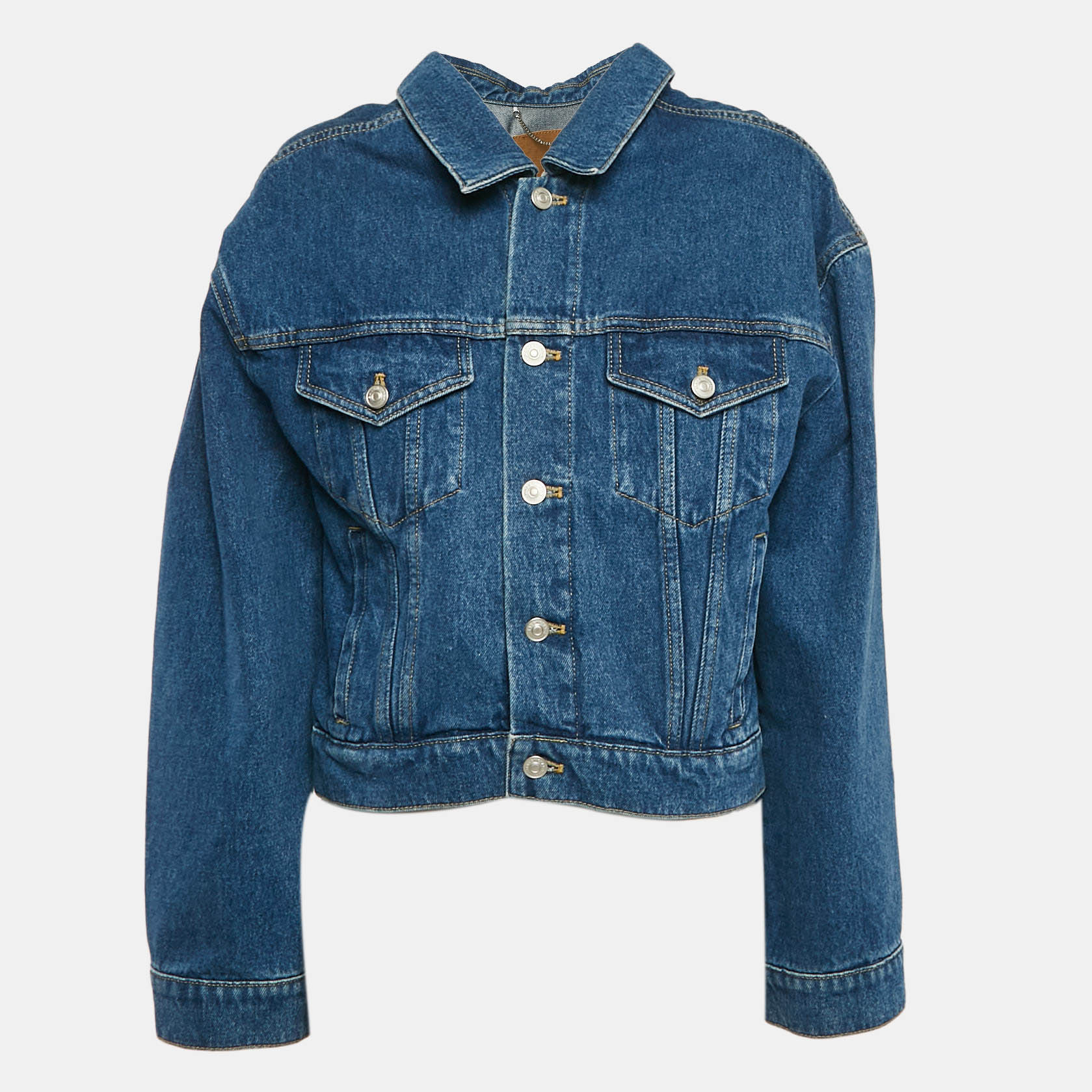 Balenciaga Blue Denim Button Front Jacket M, Coats & Jackets - Luxury Closet catalog