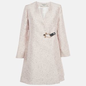 Balenciaga Pink Slubbed Silk Blend Mid-Length Coat M, Coats & Jackets - Luxury Closet catalog