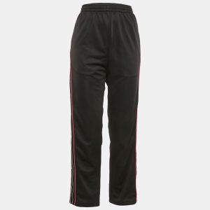 Balenciaga Black Logo Striped Jersey Track Pants S, Clothing - Luxury Closet catalog