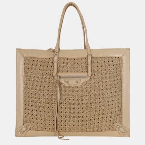 Balenciaga Papier A4 Leather Crochet Tote Bag, Tote Handbags - Luxury Closet catalog