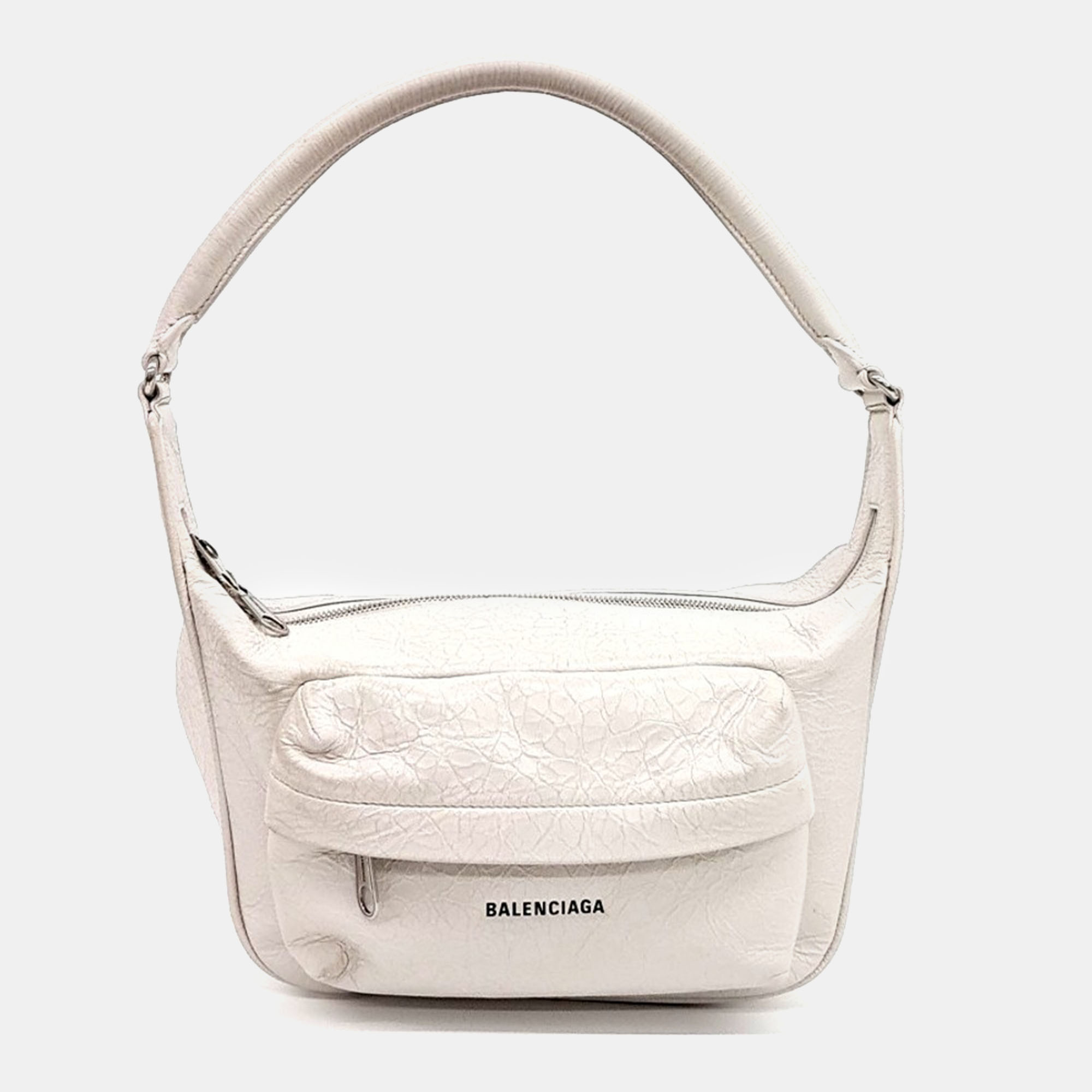 Balenciaga White Leather Shoulder Bag, Shoulder Bags - Luxury Closet catalog