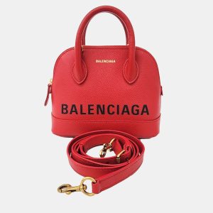 Balenciaga Red Leather Bill Top Handle Bag XXS, Satchels - Luxury Closet catalog