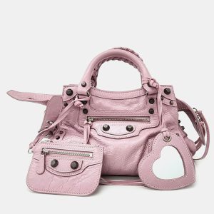 Balenciaga Pink Leather Neo Cargol XS bag, Satchels - Luxury Closet catalog