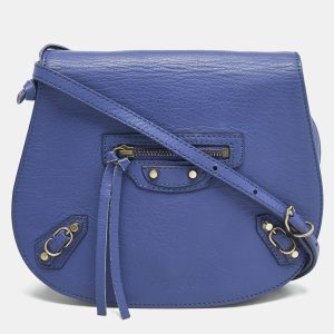 Balenciaga Dark Blue Leather Classic Crossbody Bag, Handbags - Luxury Closet catalog