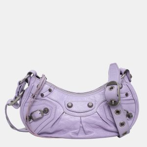 Balenciaga Purple Lambskin Leather Agneau Arena Le Cagole Shoulder Bag, Shoulder Bags - Luxury Closet catalog