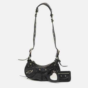 Balenciaga Black Leather XS Le Cagole Shoulder Bag, Shoulder Bags - Luxury Closet catalog