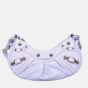 Balenciaga Le Cagole XS Croco Embossed Shoulder Bag, Shoulder Bags - Luxury Closet catalog