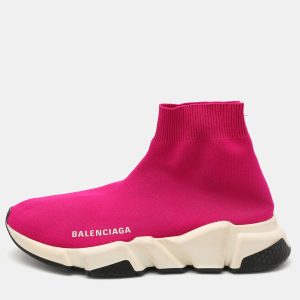 Balenciaga Pink Knit Fabric Speed Trainer Sneakers Size 36, Athletic Shoes & Sneakers - Luxury Closet catalog