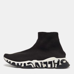 Balenciaga Black Knit Fabric Speed Trainer Slip On High Sneakers Size 39, Athletic Shoes & Sneakers - Luxury Closet catalog