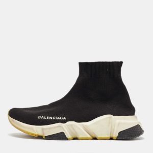 Balenciaga Black Knit Fabric Speed Trainer Slip On High Sneakers Size 36, Athletic Shoes & Sneakers - Luxury Closet catalog