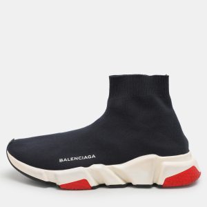 Balenciaga Navy Knit Fabric Speed Trainer High Top Sneakers Size 39, Athletic Shoes & Sneakers - Luxury Closet catalog